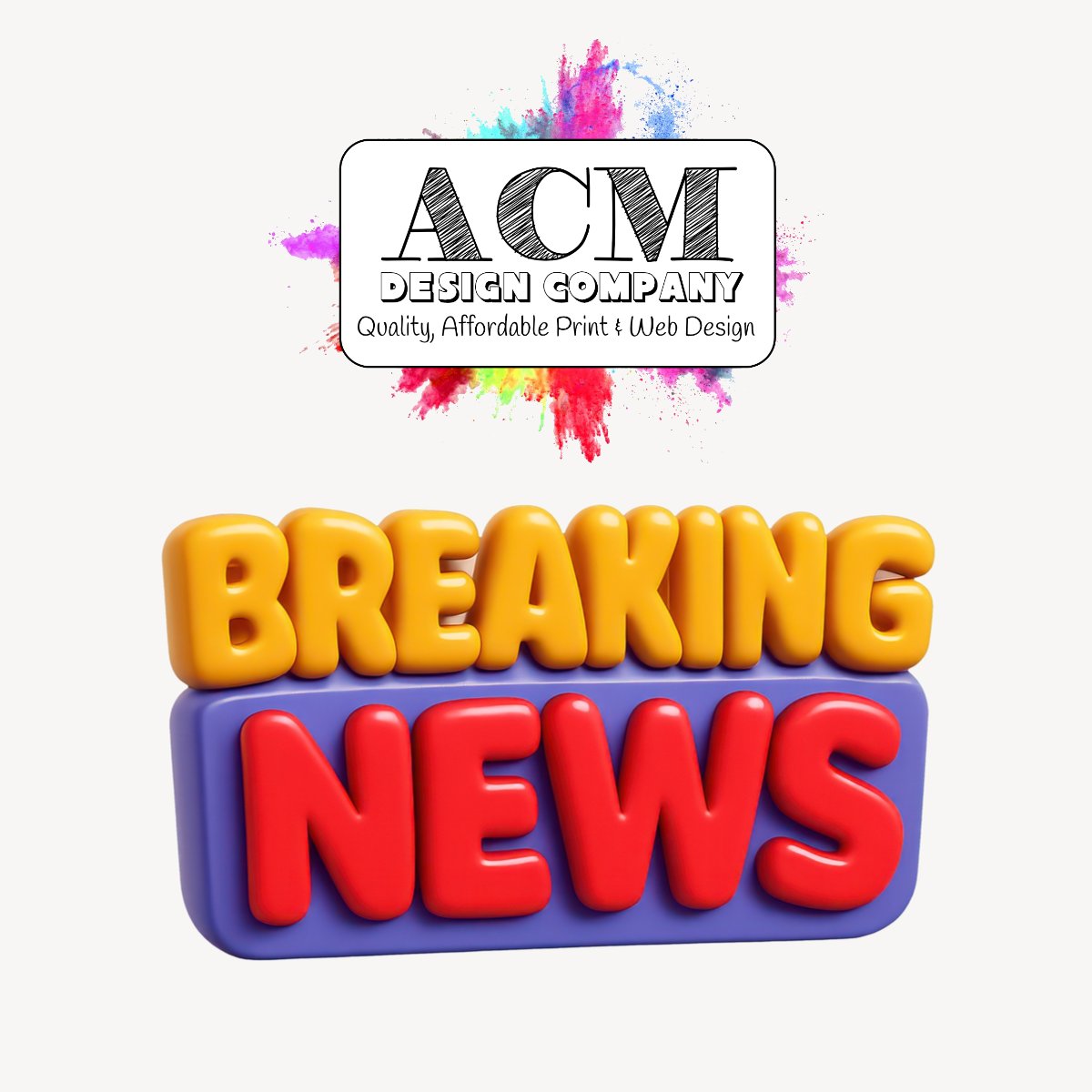 acmdesignco's tweet image. I’ve decided to drop the long-winded tagline (&quot;Taking the worry out of websites...&quot;) for something that hits the nail on the head. Design. Print. Websites.
Simple, literal, and to the point. The tagline has changed, but my commitment to affordable service hasn&apos;t! 🚀 #DesignPrint