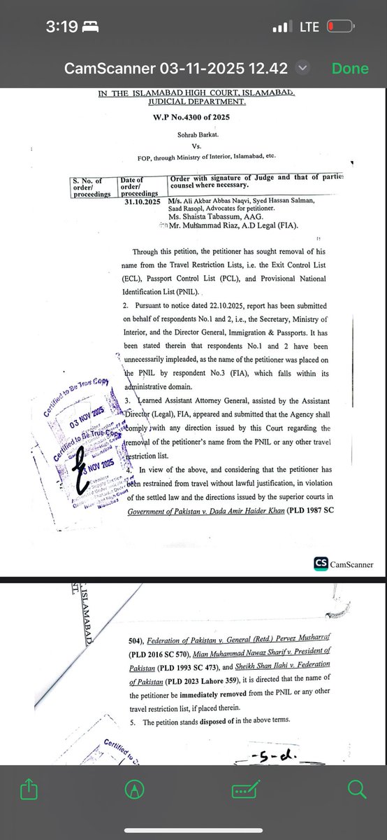 SaadRasooll's tweet image. @SohrabBarkatt has been arrested by @FIA_Agency at the Isl Airport, as he was flying to attend a conference.

He had been taken off PNIL by Isl HC on 31.10.25. In contempt proceedings, on 24.11.2025, the FIA confirmed removal of his name.

Sad day for journalism, and the courts.