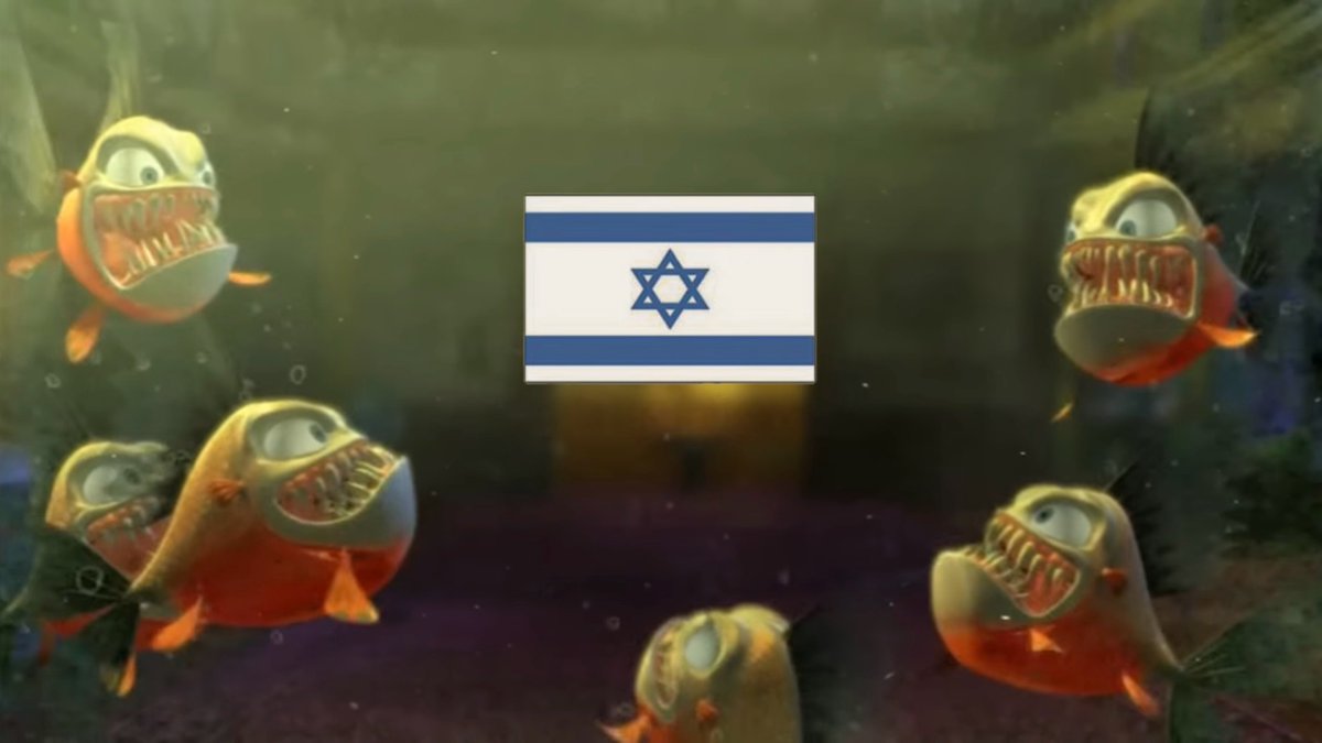 BenHugh26422354's tweet photo. The Piranhas are ready to eat Israel. https://t.co/ckqcht7Dh3