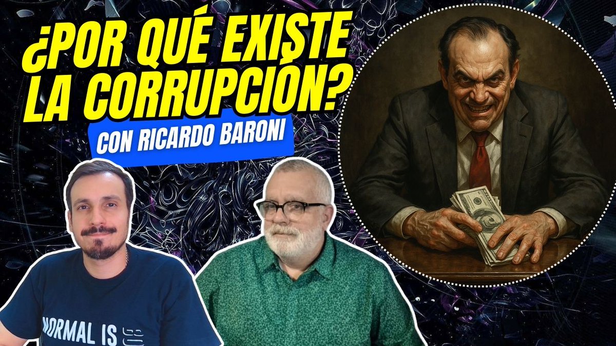 Neoadolfo's tweet image. A las 7.30pm nuevamente a la carga con Ricardo Baroni en Youtube, con una radiografía de la corrupción como fenómeno mundial:

youtu.be/8Z25mRgvdyk