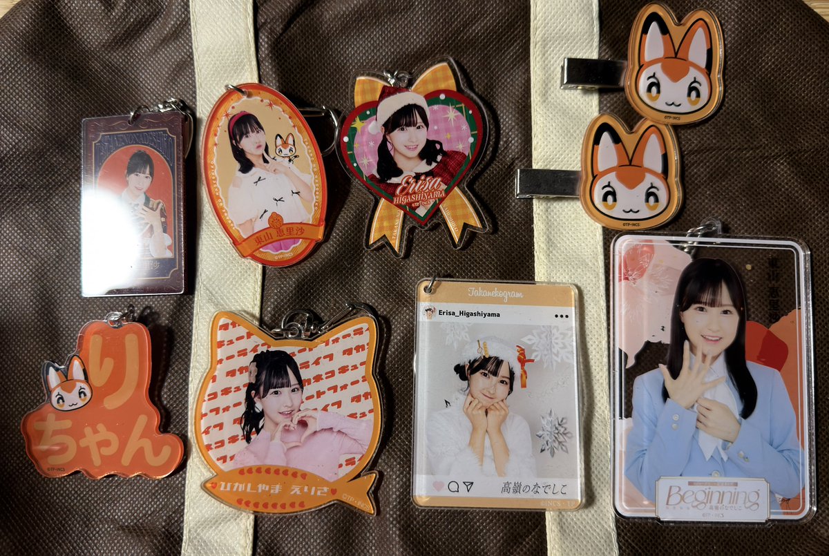 東山 恵里沙 生写真：200 ミニフォト：100 CD同梱品：300 キーホルダー