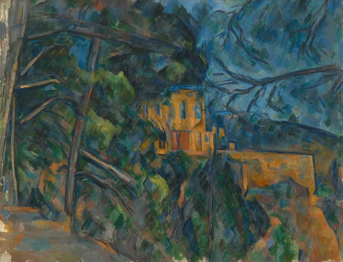 RaBeArt's tweet image. Château Noir, 1900/1904. Artist: Paul Cezanne (French, 1839 - 1906). @ National Gallery of Art @nagdc
#Art #paulcezanne #ChâteauNoir #France #paintings