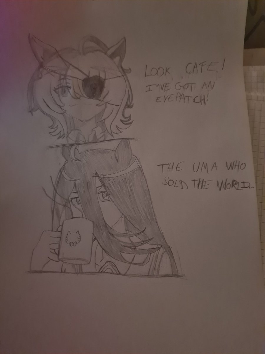 Pyroxar's tweet image. I tried to draw... She lost an eye...