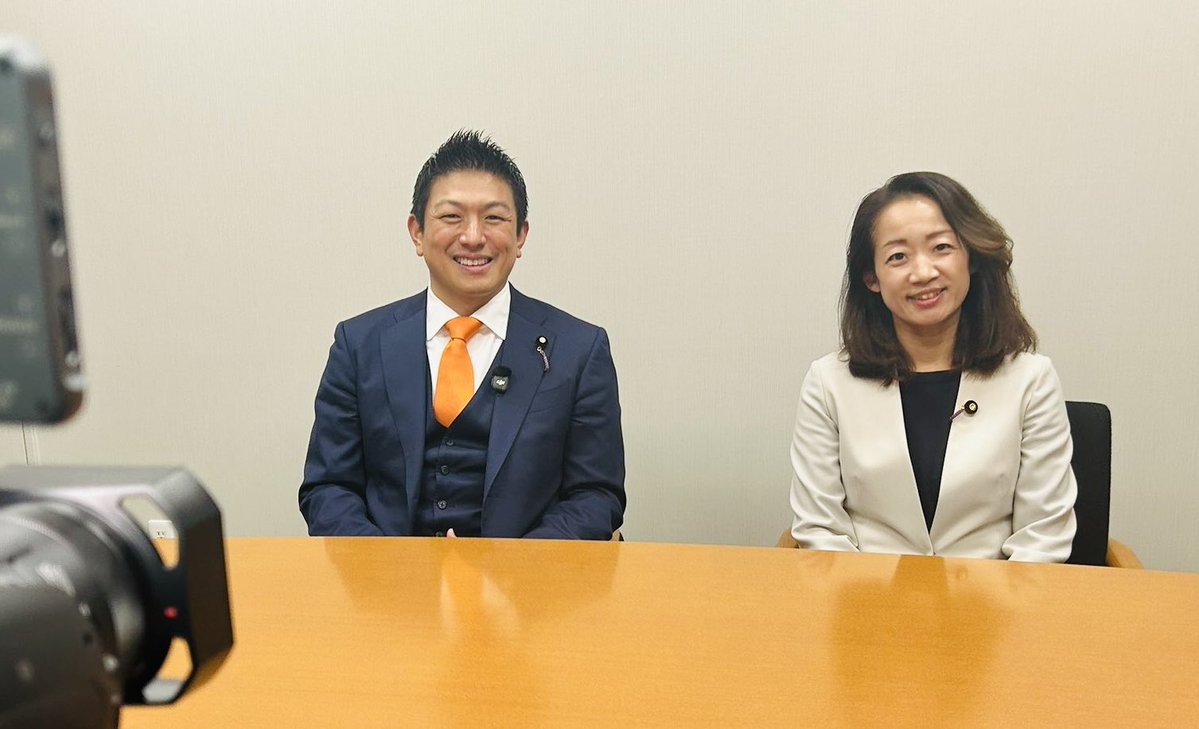 junko_aichi3's tweet image. 神谷代表とインタビュー撮影しました‼️主に農業についてお話ししましたが　初めて神谷代表とカメラを前に撮影でした　緊張少しと楽しかったが9割でした😊