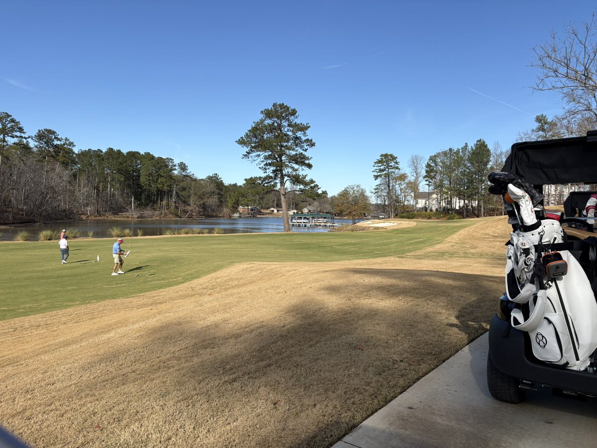 Nothing better than a day on the course! The redo of Olde Eight is incredible!