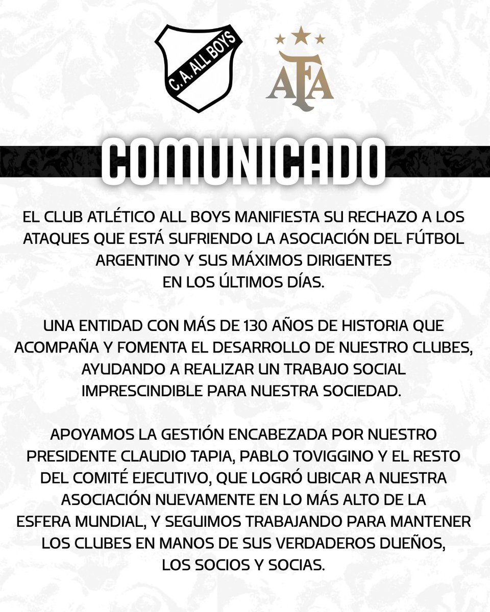 Club Atlético All Boys tweet media