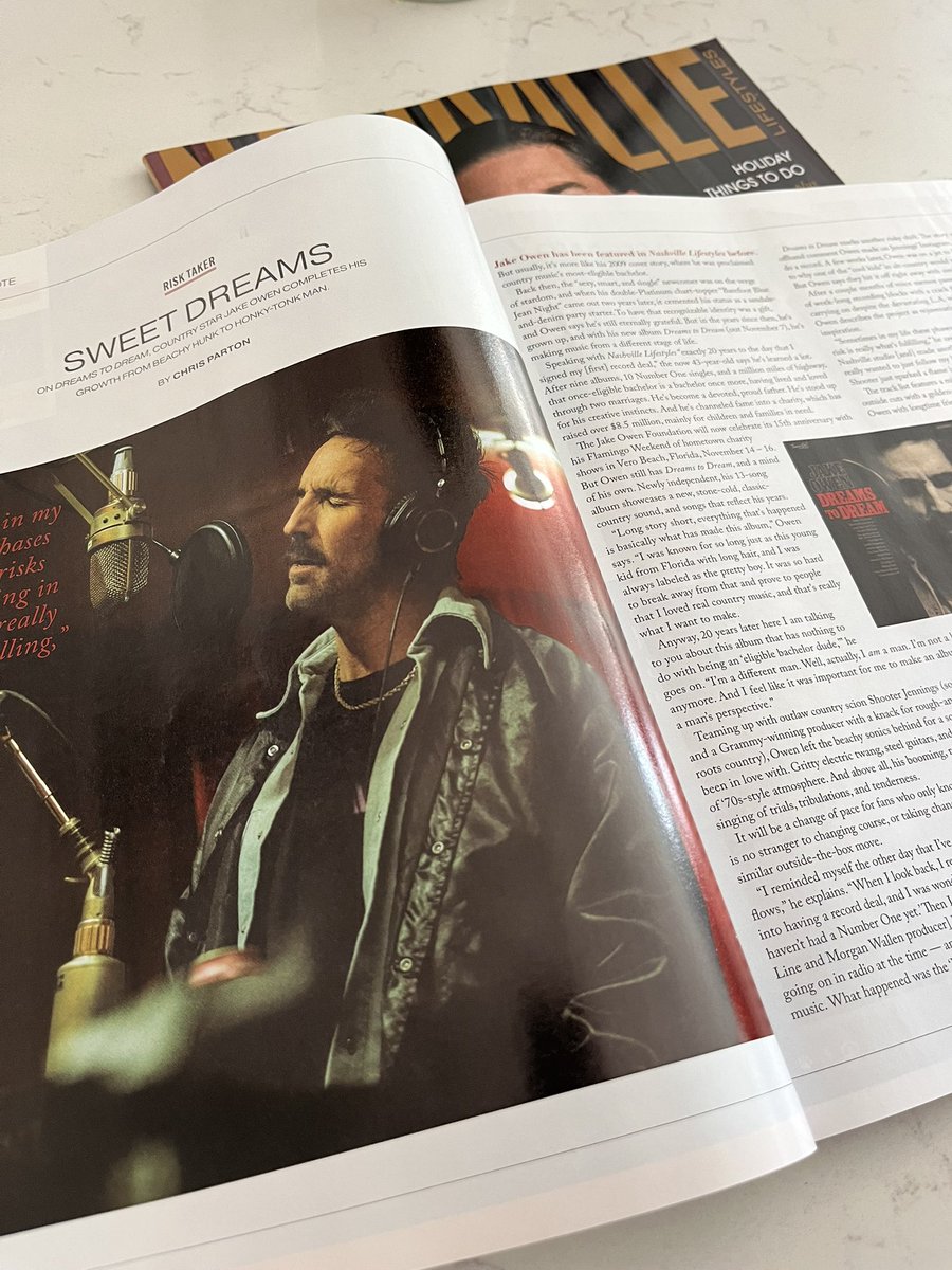 PARTONIKUS's tweet photo. .@jakeowen told me the last time he was in @nashlifestyles he was the city’s most eligible bachelor. Now, he’s in for a rough hewn outlaw country album that’s the work of a grown ass man. New reviews on @lukebellmusic @coltford @WillieNelson and @VincentMason_ too https://t.co/yPDhySQfoy