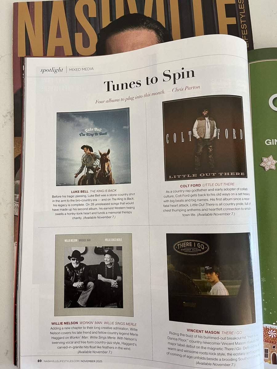 PARTONIKUS's tweet photo. .@jakeowen told me the last time he was in @nashlifestyles he was the city’s most eligible bachelor. Now, he’s in for a rough hewn outlaw country album that’s the work of a grown ass man. New reviews on @lukebellmusic @coltford @WillieNelson and @VincentMason_ too https://t.co/yPDhySQfoy