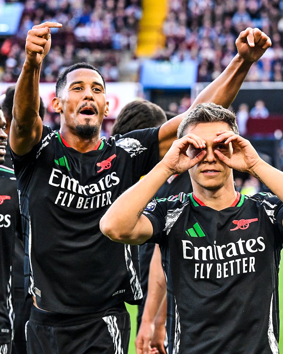 brfootball's tweet image. William Saliba is the ultimate hype man 👇