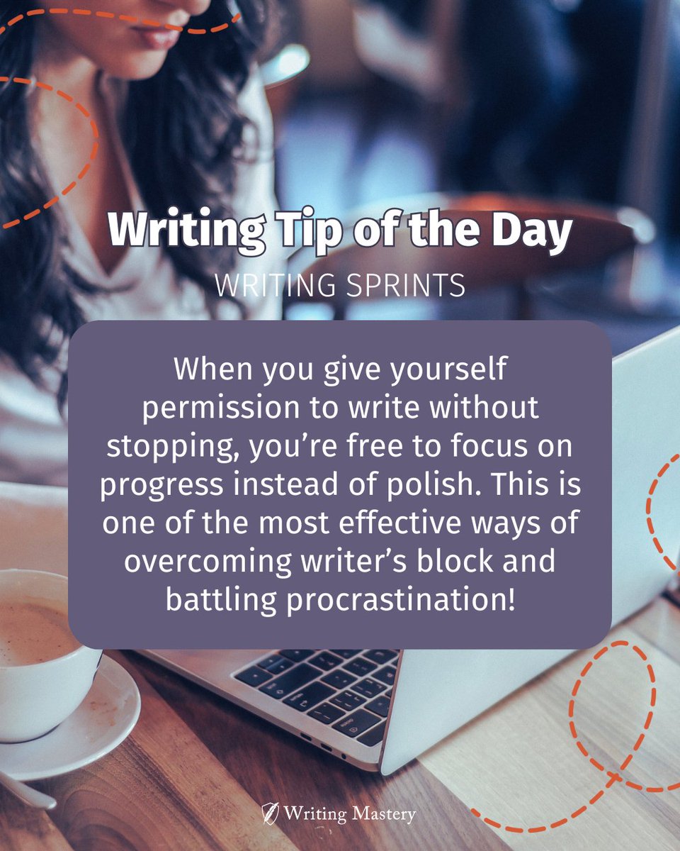 Writing sprints are like workouts for your creativity 💪 Short, focused bursts that strengthen your writing muscles and silence your inner editor.

Here’s how to make them work for you: vist.ly/4g6n5 #WritingTipoftheDay
