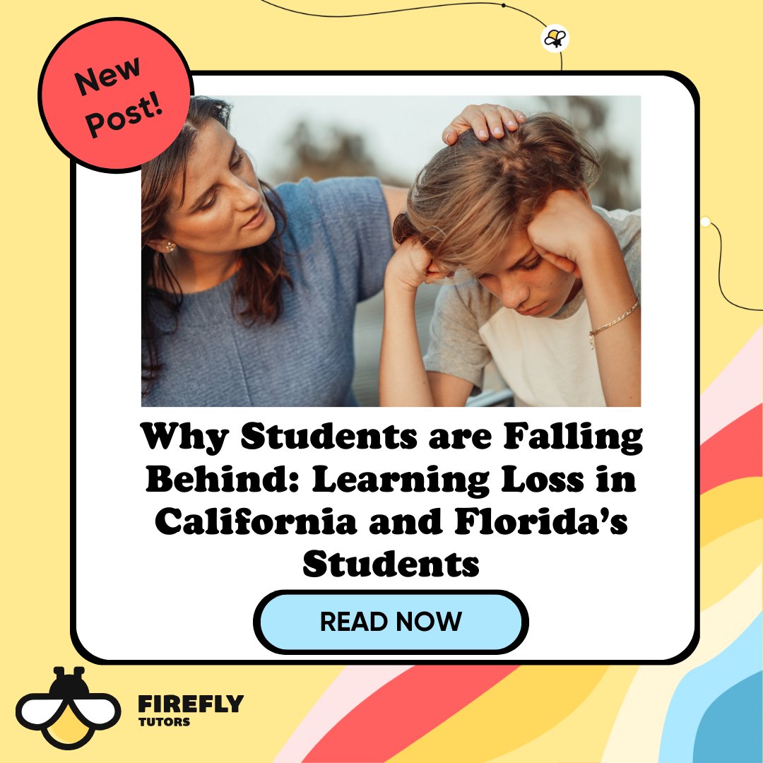 PlusInHomeTutor's tweet image. 📚 New Blog Post
Many students in CA &amp;amp; FL are still feeling the effects of learning loss, longer homework time, slipping confidence, and gaps in key skills.

Find out why it’s happening and how parents can help. 💛

Read here: hubs.li/Q03VVjxx0

#FireflyTutors #LearningLoss