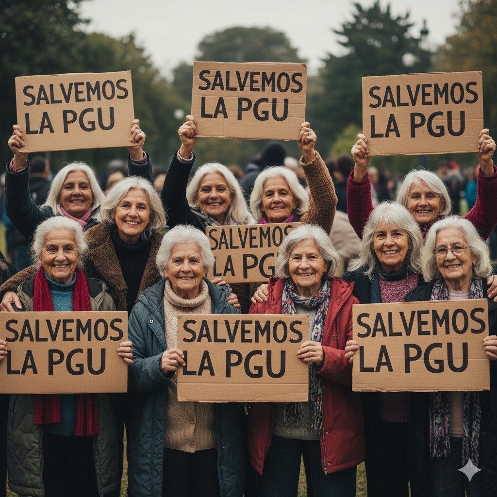 La democracia está en riesgo, y todo parte por un voto, si votas Kast

- Va a eliminar la PGU
- Va a generar un estallido social
- Va a meter bala a los abuelos que se manifiesten en las Calles
- Será una Masacre y el inicio de un Gobierno Autoritario

#SalvemosLaPGU