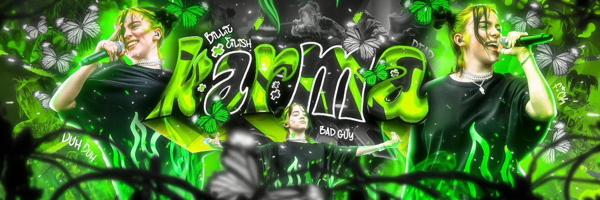 Pipoethan_'s tweet image. Header based on @billieeilish 💚🔥
Hope you enjoy !

#header #gfx #Photoshop #BillieEilish