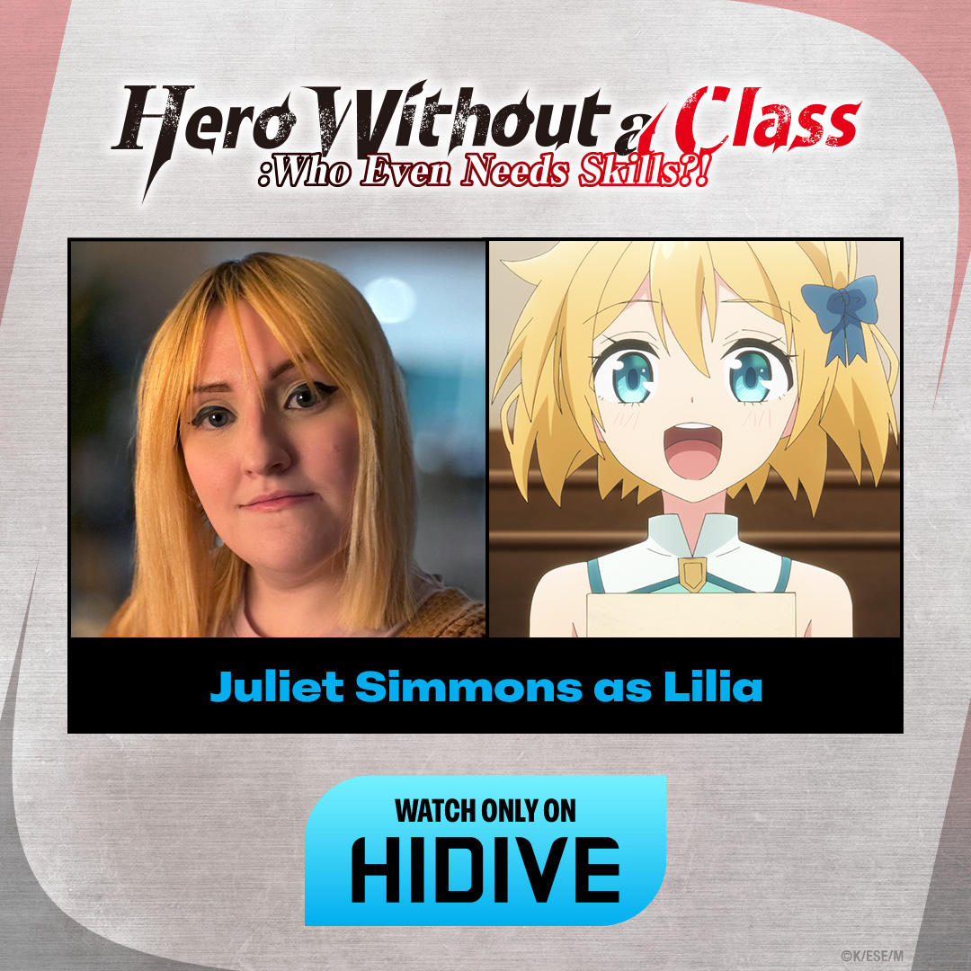 JubyPhonic_P's tweet photo. โญ๏ธโจ| ๐๐๐ ๐๐๐๐๐๐๐๐๐๐๐๐ | โจโญ๏ธ
I got a lead role!! I voice Lilia in #HeroWithoutAClass and got to unleash my ultimate silliness hehe! :3c
EP 1-4 is already streaming on @HIDIVEofficial
I'm so grateful for the chance to join this one! ๐ฅน๐ https://t.co/oJFfvTQDjf