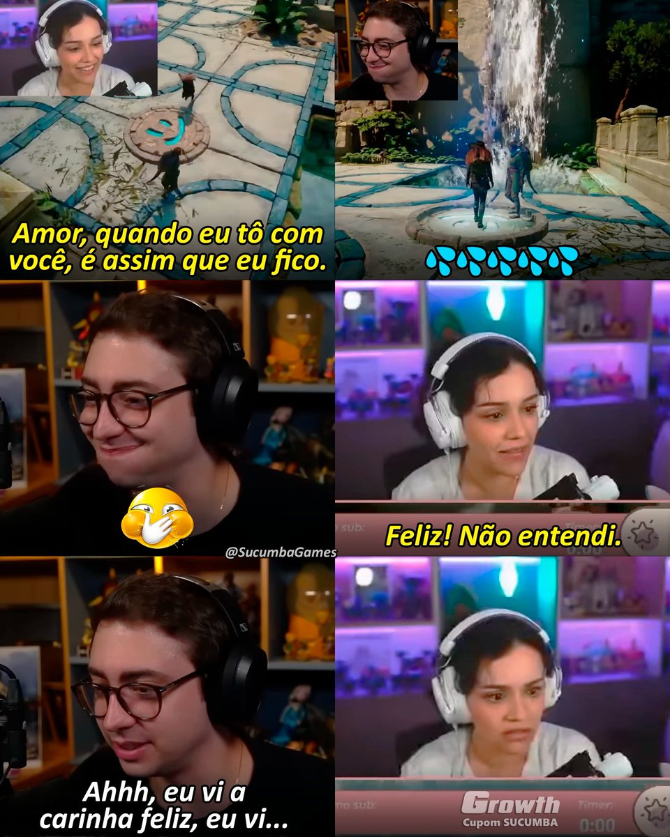 SucumbaGames's tweet photo. Alanzoka e Maethe jogando Split Fiction
(eita bichokkkkkk) https://t.co/D6YvsgGhYA