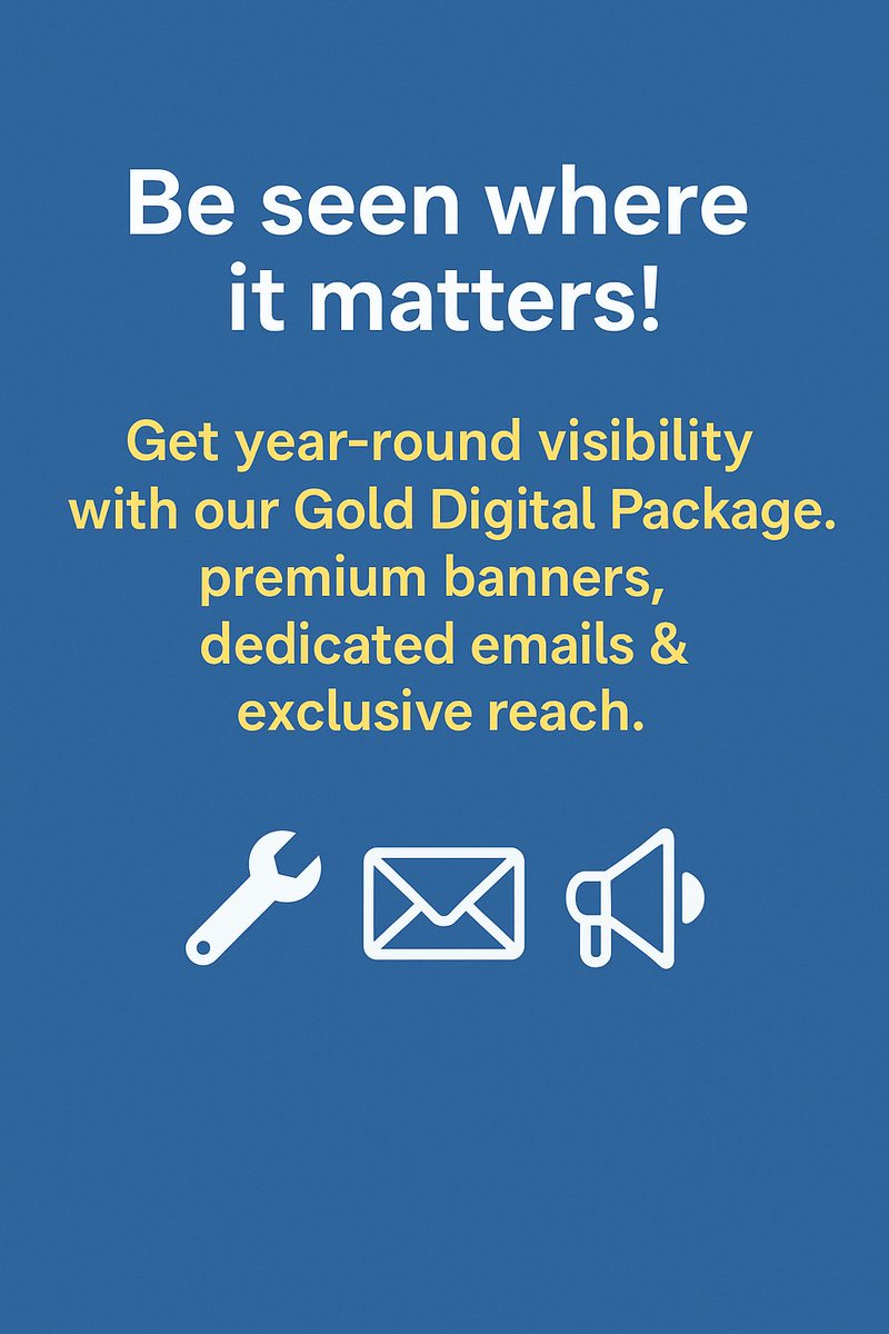 arniegess's tweet image. 👀 Be seen where it matters! Get year-round visibility with our Gold Digital Package - premium banners, dedicated email blasts, sponsor banners &amp;amp; content sharing very week!  🔨📬 Contact us for details 👉 t.ly/fVKgG 

#ConstructionLeads #Digital #ThoughtLeadership