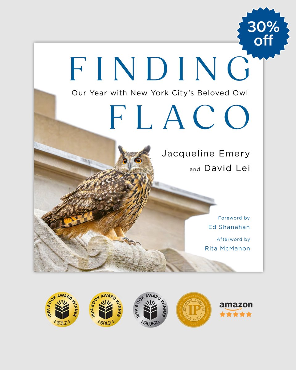 Happy Thanksgiving! This year @jacquelineuws and I are grateful for all of the support we’ve received for Finding Flaco. The book is 30% off list price at Amazon through Monday or while supplies last. Also, all remaining copies at the <a href="/NYHistory/">The New York Historical</a> Store are signed!

#birdcpp