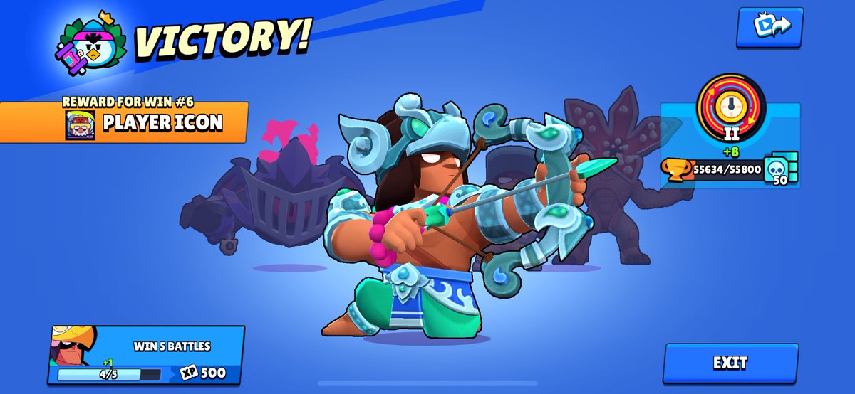 tatasauce__'s tweet image. Uhh what happened to the player icon for the mr p challenge😭😂 #brawlstars #supercell #bug #game