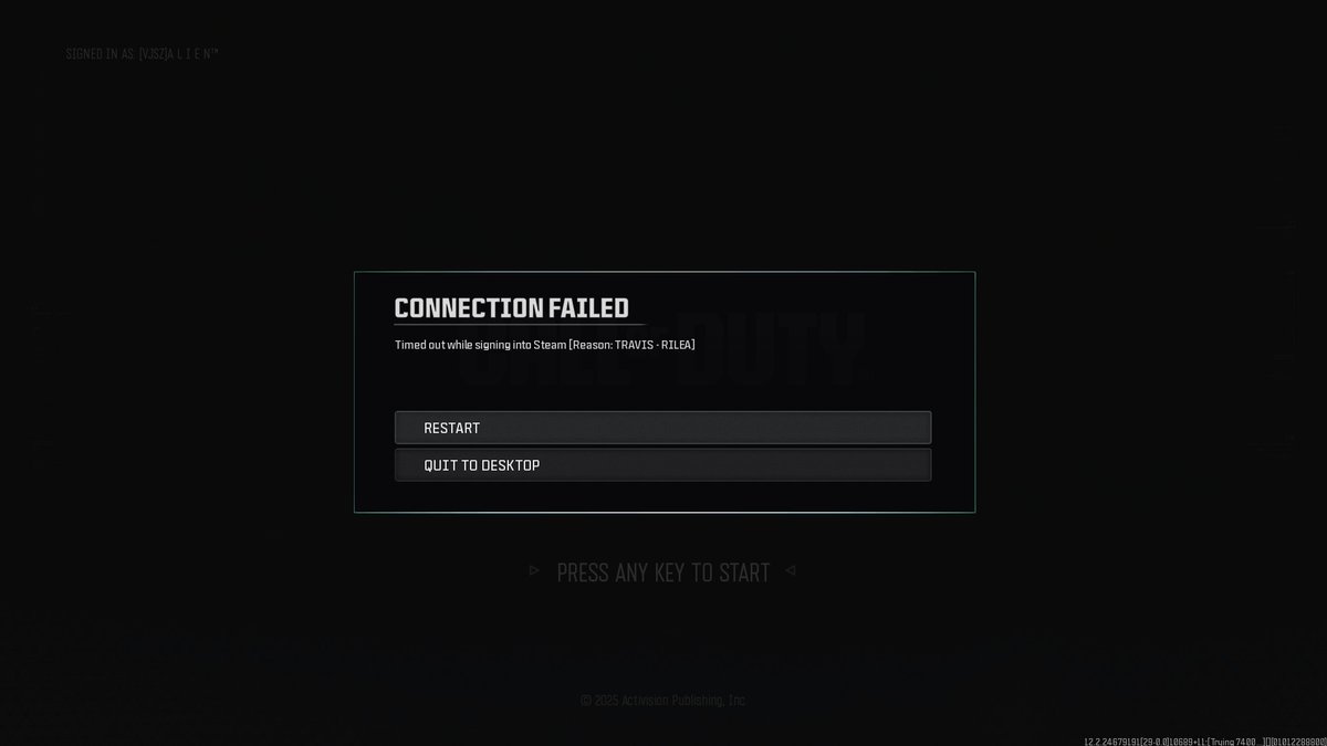 SpecimenXAlien's tweet image. ☠️☠️☠️☠️☠️☠️☠️☠️☠️☠️☠️☠️☠️☠️
Black Ops 7 : Ashes of Damned Easter egg Bossfight🫨
☠️☠️☠️☠️☠️☠️☠️☠️☠️☠️☠️☠️☠️☠️
#CallofDuty #error #sever #servermessage #profile 
#Steam 
😡🤬 I lost half the pack of gum. 👏 @Treyarch