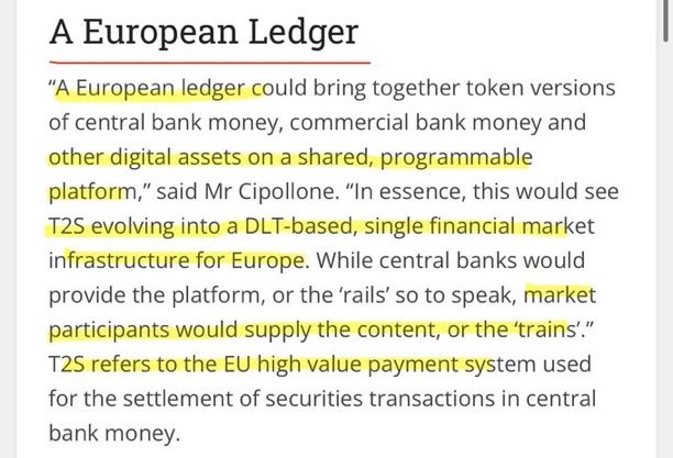 FinanceBroYT's tweet image. ‼️BOOOOOOOOOOOOOOOOOOM‼️

YES — #XRP IS DOCUMENTED AS A PARTICIPANT IN THE EUROPEAN LEDGER, THE UNIFIED FINANCIAL MARKET INFRASTRUCTURE FOR EUROPE. ALGO AND XLM ARE INCLUDED TOO. ✅👇

MAINSTREAM MEDIA IS SHIFTING ONTO THE XRP LEDGER — BACKED BY BXE TOKEN!!!

ON DECEMBER 1ST, BXE…