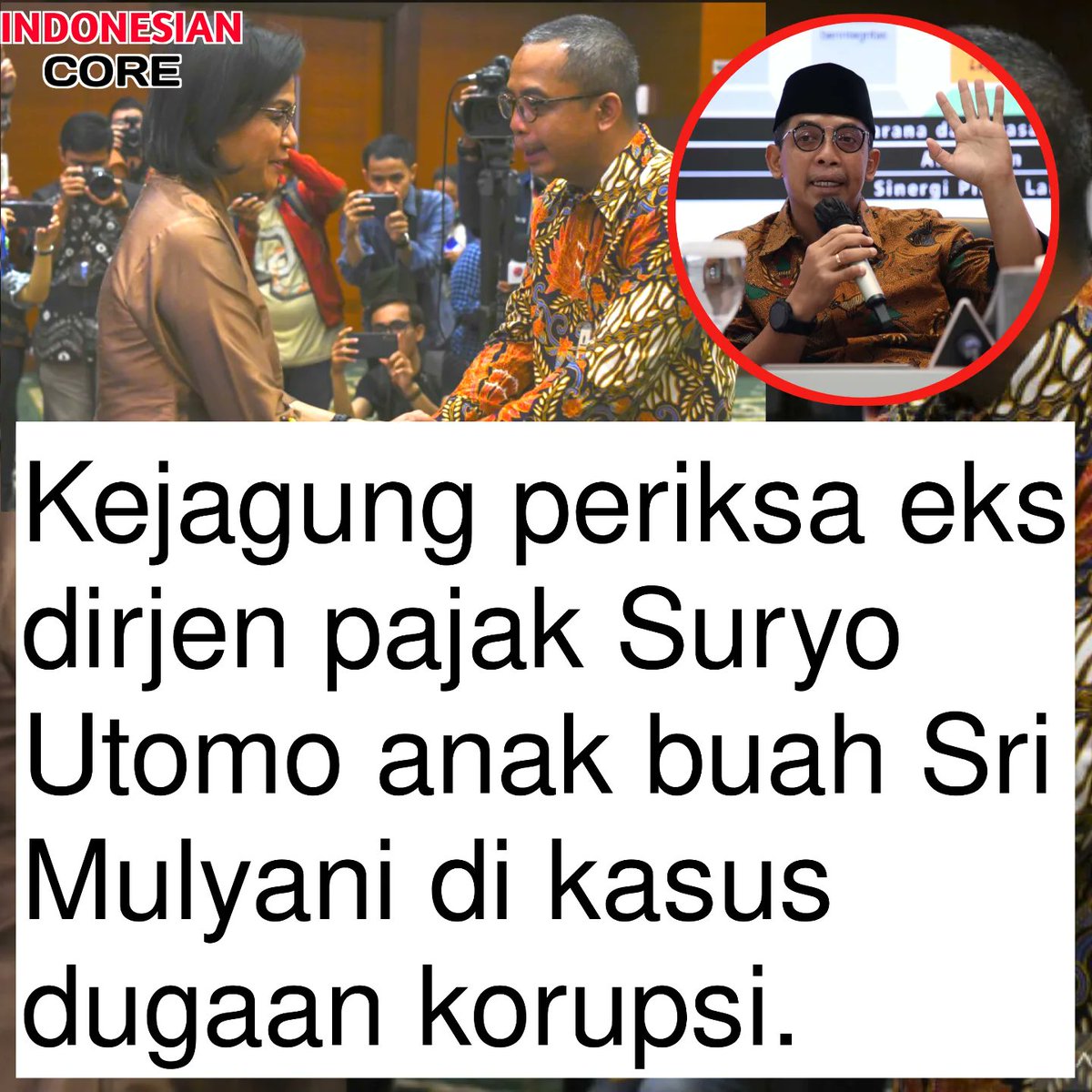 Mi9aWempy's tweet image. 😌era siapa ini..??!? 
.. 
Kejagung mengumumkan bahwa telah memeriksa mantan Dirjen Pajak, Suryo Utomo (SU)
terkait kasus dugaan suap di balik permainan pajak 
yang diduga dilakukan oknum pegawai di Direktorat Jenderal Pajak (DJP) pada 2016-2020.