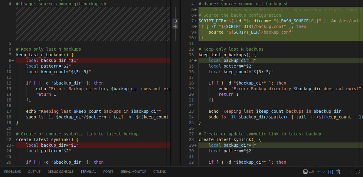 Generating new code with ai agents provides decent results for utility/general purpose scripting. But results of code refactoring can lead into serious errors. Gemini cli just silently droped bash function parameters parsing without any clues of why it happened. #aiagents #bugs.