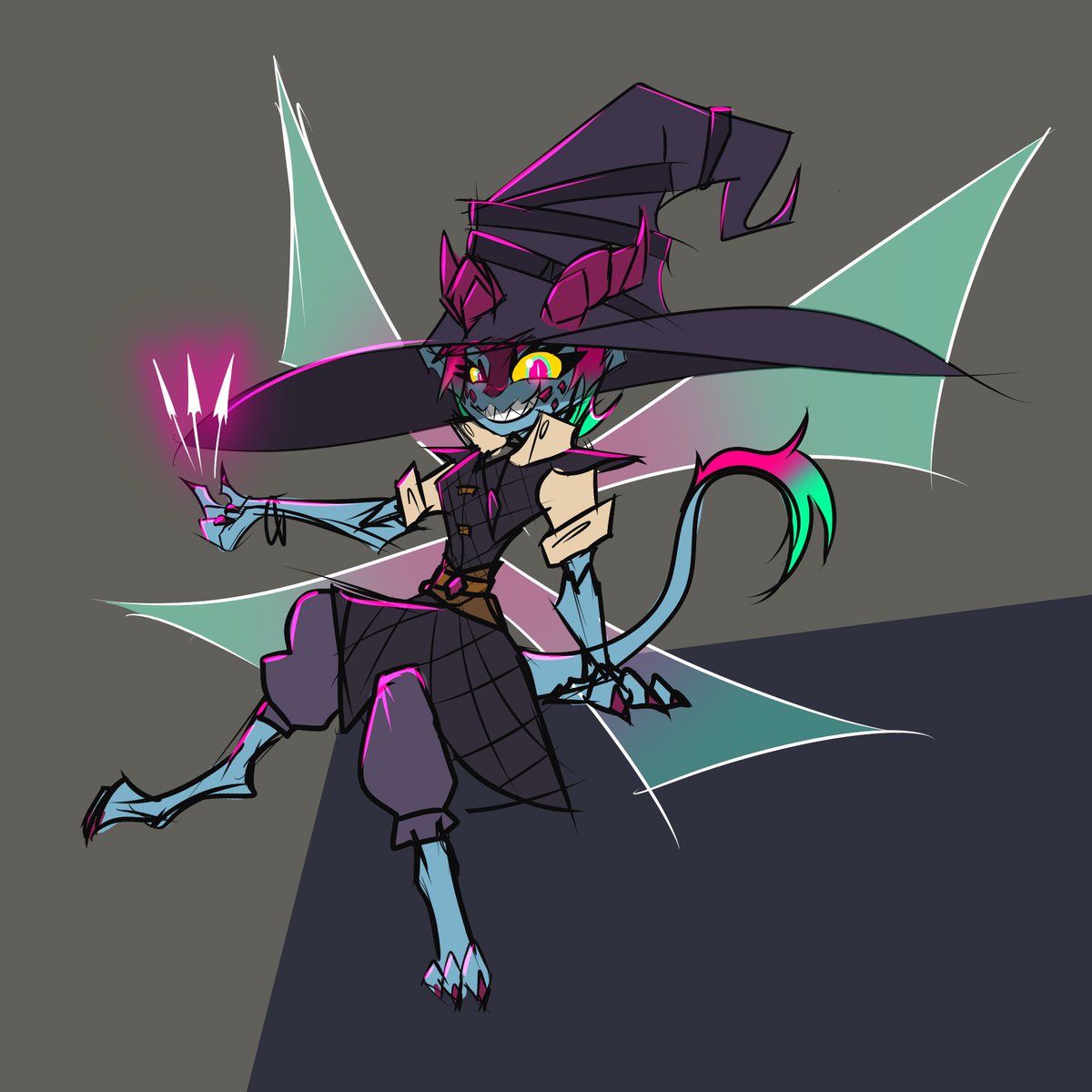 Etchasketchyart's tweet image. Two different concepts for Tinzel, a Draxie Sprite Sorcerer for my next  Pathfinder 2e campaign!  

I&apos;m probably gonna be going for the second one, it&apos;s just got a bit more  personality/charisma for a sorcerer. The first one was made when they  were just going to be a Witch!