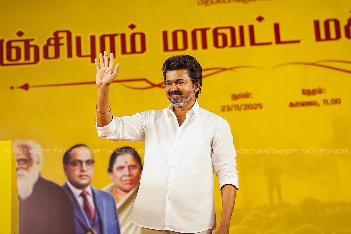 MageshK04's tweet image. தற்போது இரண்டு தொகுதிகள் நமக்கு வெற்றி 

1. விஜய் 
2. செங்கோட்டையன் 

#TVKForTN2026