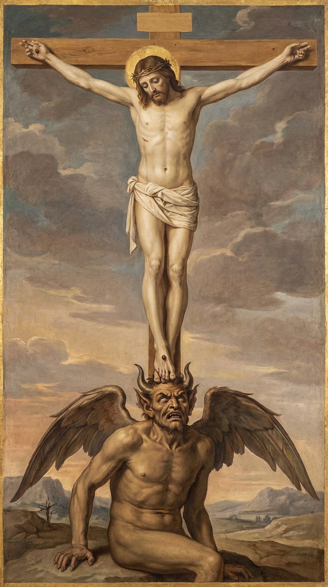 And I will put enmity between you and the woman, and between your offspring and hers; he will crush your head, and you will strike his heel. (Genesis 3:15)

Do you know this ? It's wild to think the 'woman's seed' is Jesus, and the 'serpent's seed' is the devil. But the best