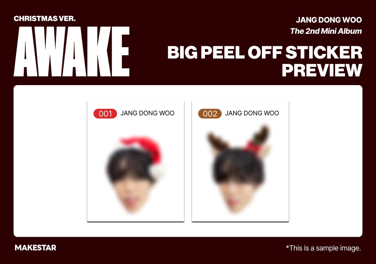 Makestarcorp's tweet photo. #JangDongWoo #장동우
장동우(JANG DONG WOO) The 2nd Mini Album [AWAKE] MERRY CHRISTMAS MEET&CALL EVENT

⏰마감 D-DAY, Ending soon!⏰

✨REWARD PREVIEW
❤️대면 팬사인회 응모자 포토카드 *크리스마스 ver.
💚영상통화 이벤트 응모자 포토카드 *만찐두빵 ver.
🎁당첨자용 크리스마스 대왕 띠부씰 증정

📆~25.11.27 23:59 (KST)
🔗https://t.co/lHjZbKzyeW