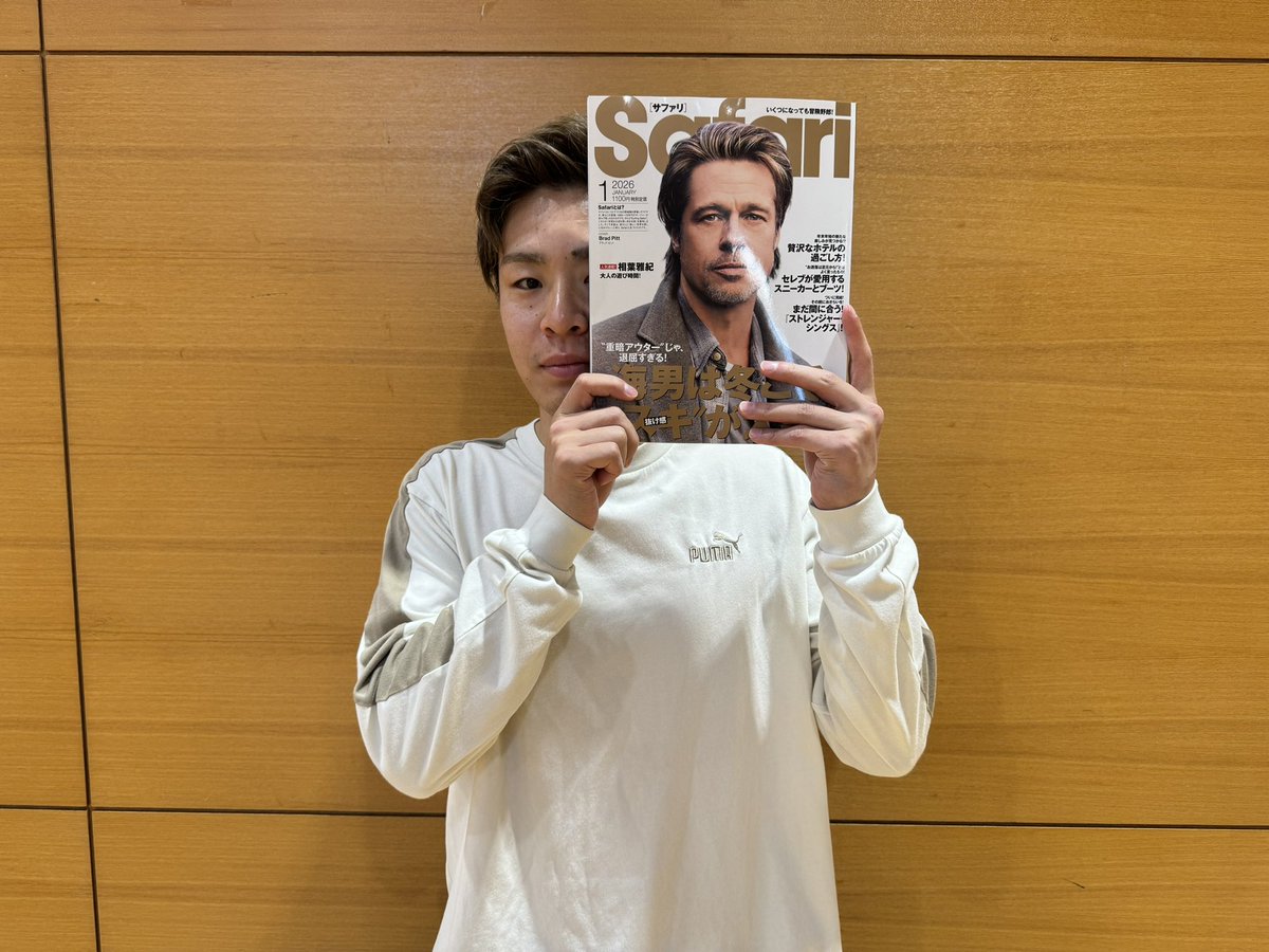 メディア情報📕】 現在販売中の #Safari 1月号内「Athlete Safari