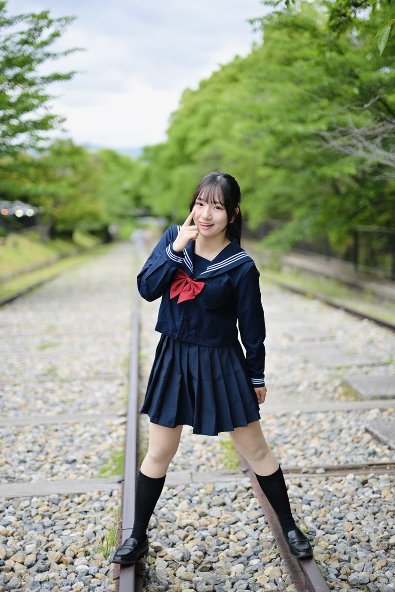 らむ様 model：ラムさん (@rum__s2s2 ） ＃ななサク撮影会 ＃蹴上インクライン