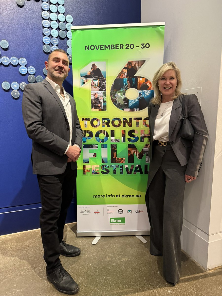 Delighted to join <a href="/MartaPozni4524/">Marta Pozniakowski</a> for a memorable night at the 16th <a href="/EkranFilm/">EKRAN Toronto Polish Film Festival</a> Polish Film Festival and special screening of “Franz”, an award winning tribute to Franz Kafka.