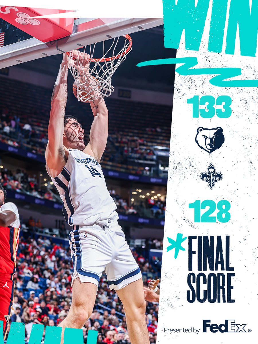 Cup Comeback Complete 😤

🐻 Edey: 21 PTS, 15 REB
🐻 Vince: 17 AST (career-high)
🐻 Trip: 27 PTS, 5 Stocks 