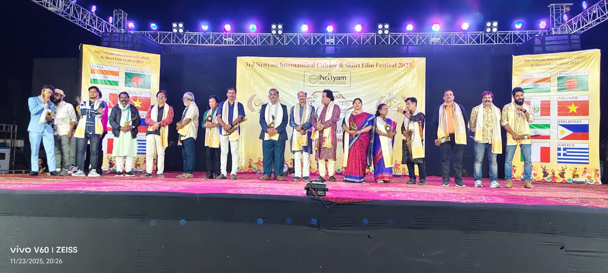 NrityamH's tweet photo. Nrityam 
8th Annual day &amp;
3rd Nrityam International Short Film 
Festival 2025 November 23 , Hinjilicut Mini Stadium.@CMO_Odisha @odiafilmcritics @odisha_tourism @MinOfCultureGoI https://t.co/m9PpRh7ytG