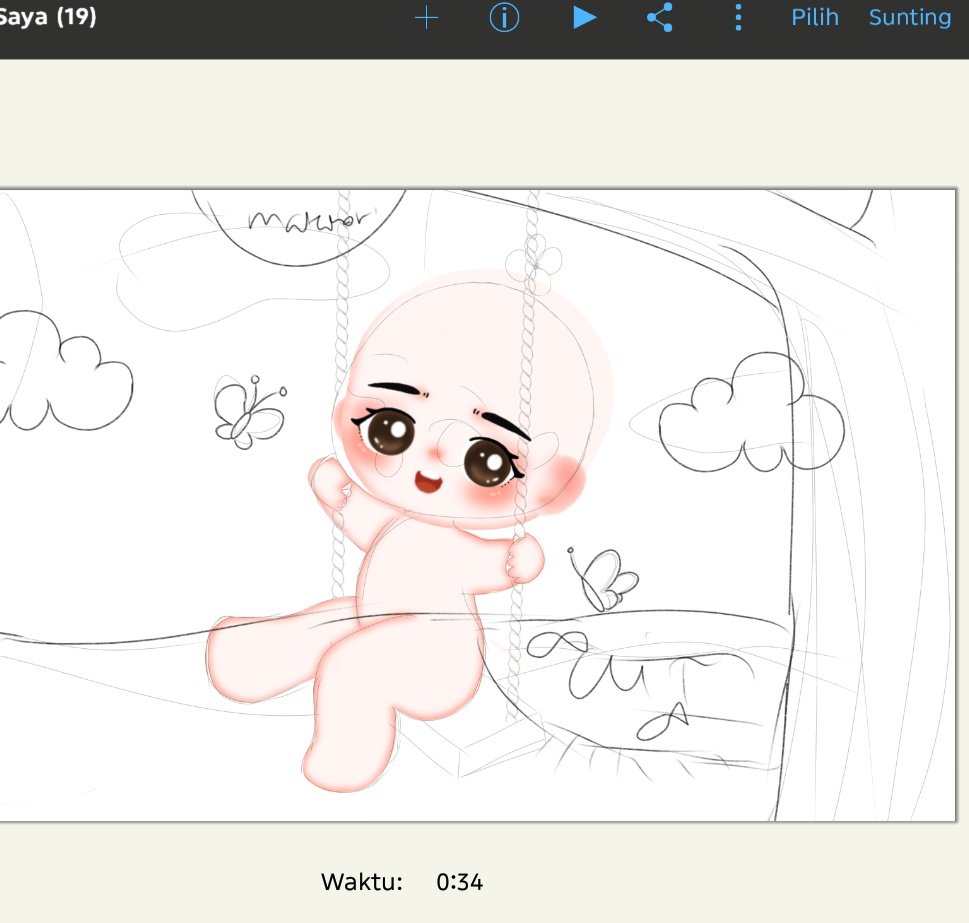 Peritopia's tweet image. sketsa yg entah dari kapan tapi ga kelar2🥲