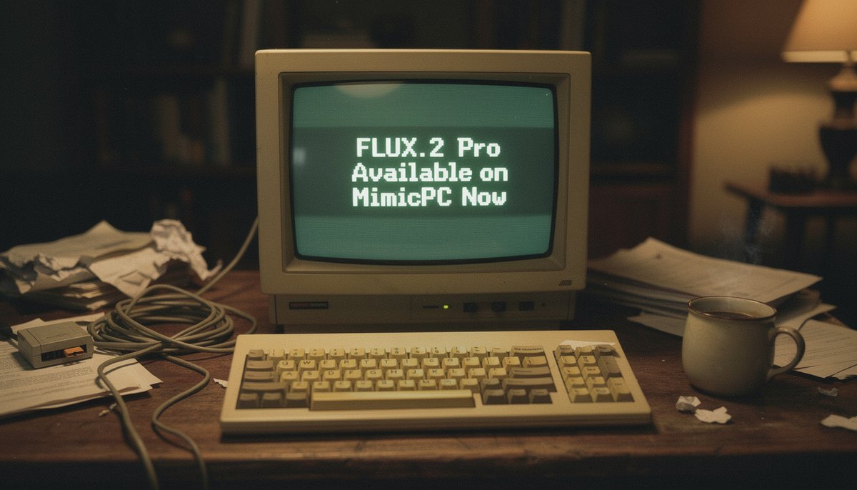 FLUX 2 Pro: stunning photorealism, clean text, and multi‑reference magic for ads, products, archviz, AI influencers, and e‑commerce at scale.

mimicpc.com/ai-tools/flux-…