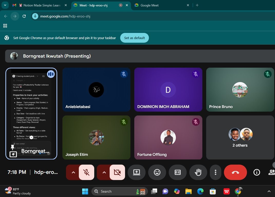 notionuniuyo's tweet image. Our Notion Made Simple workshop was a success! 🎉

We walked everyone through Notion on mobile, from simple databases to templates to Notion AI all in real time.
Grateful to everyone who showed up and stayed engaged.

Excited to see what you all build next! ✨ @NotionHQ 

#Notion