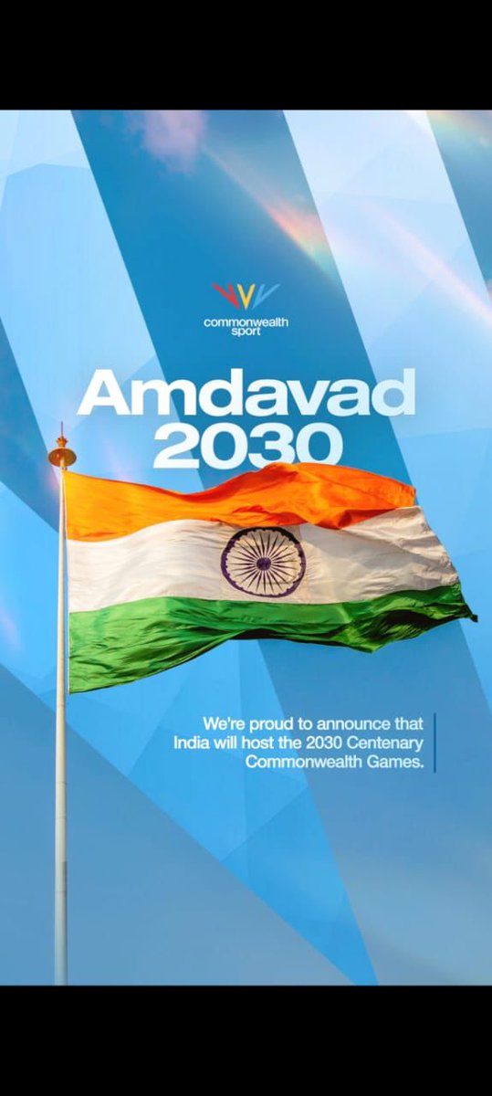 RaamBansal's tweet image. अमदावाद राष्ट्रमंडल खेल २०३०🎉🎉
#अमदावाद
Commonwealth Games, #Amdavad2030...
#CWG2030InBHARAT