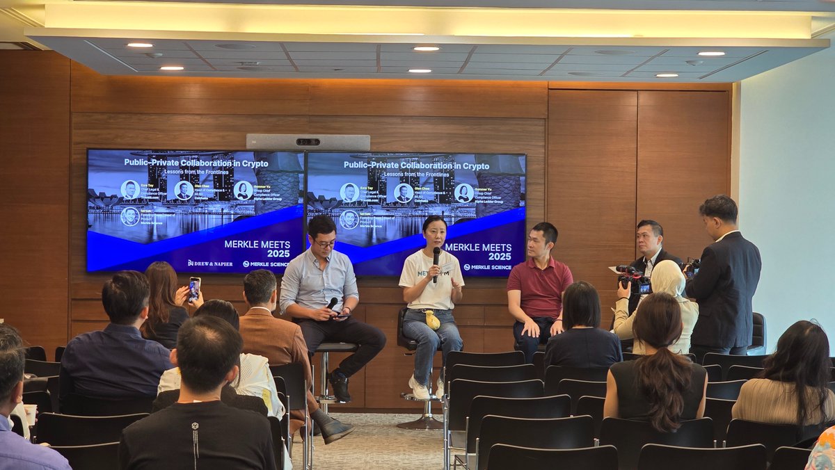 Public-Private Collaboration in Crypto: Lessons from the Frontlines

At <a href="/MerkleScience/">Merkle Science</a> Meets 2025 – Singapore, <a href="/MetaCompHQ/">MetaComp</a>, the digital payment arm of <a href="/AlphaLadderHQ/">Alpha Ladder</a>, joined industry leaders for a panel discussion exploring how public-private collaboration is advancing
