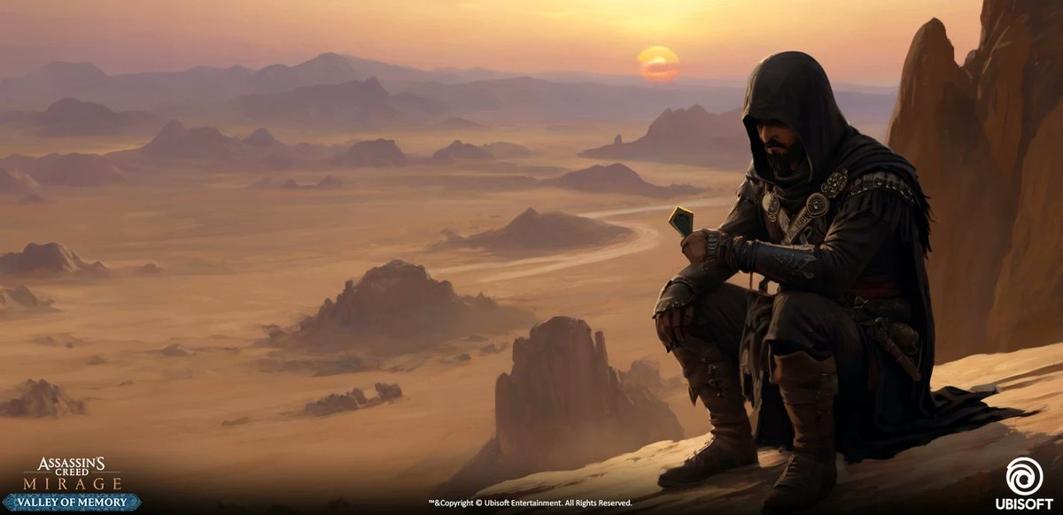 TheRealZephryss's tweet image. Here are four new concept art for the Assassin's Creed Mirage Valley of Memory DLC by Art Director Florian Salomez. 💛