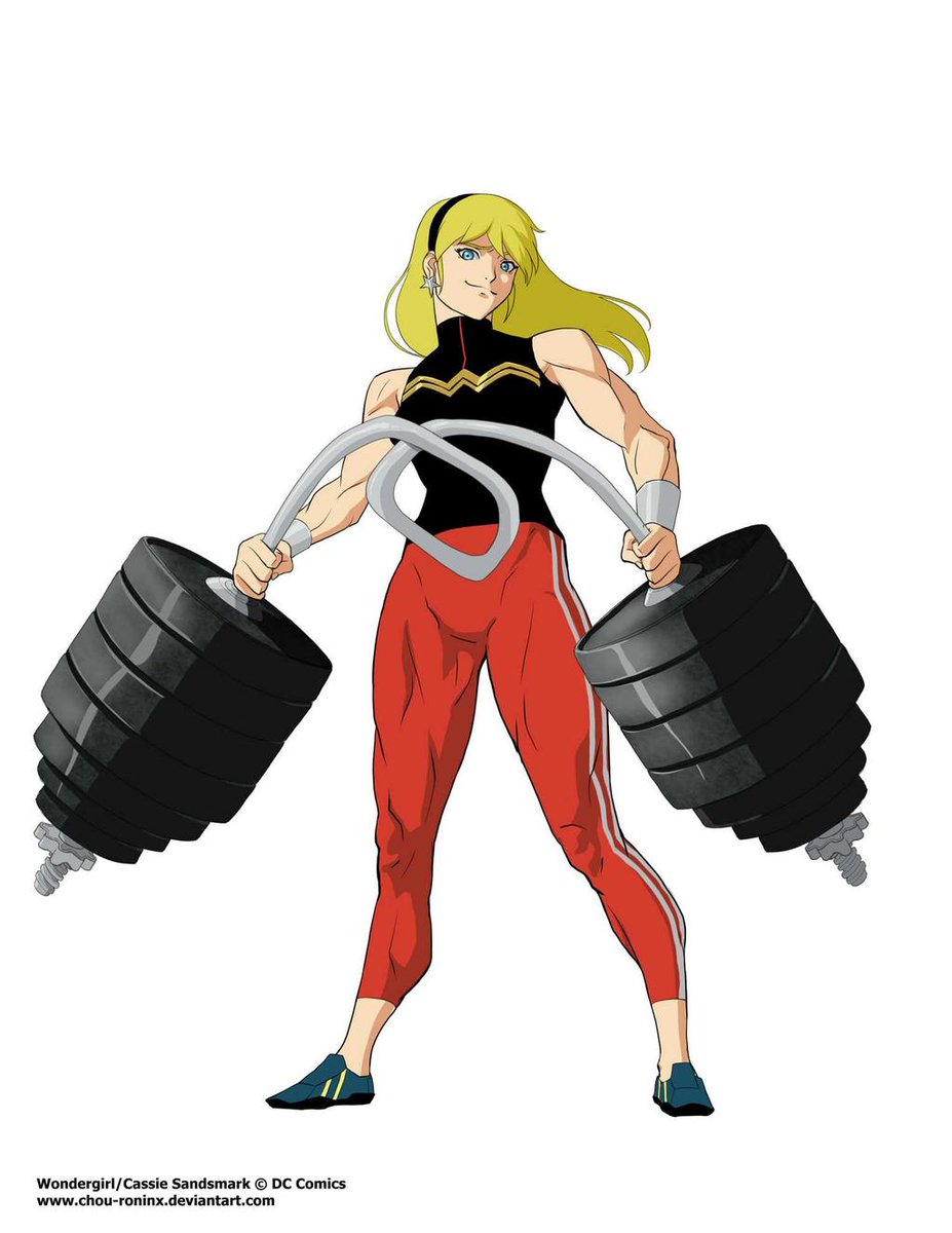 OptimalAmazon's tweet image. Does Cassie really need to workout, not really. She just loves to embarrass the normies and show off her superior Amazon body.

#WorkoutWednesday