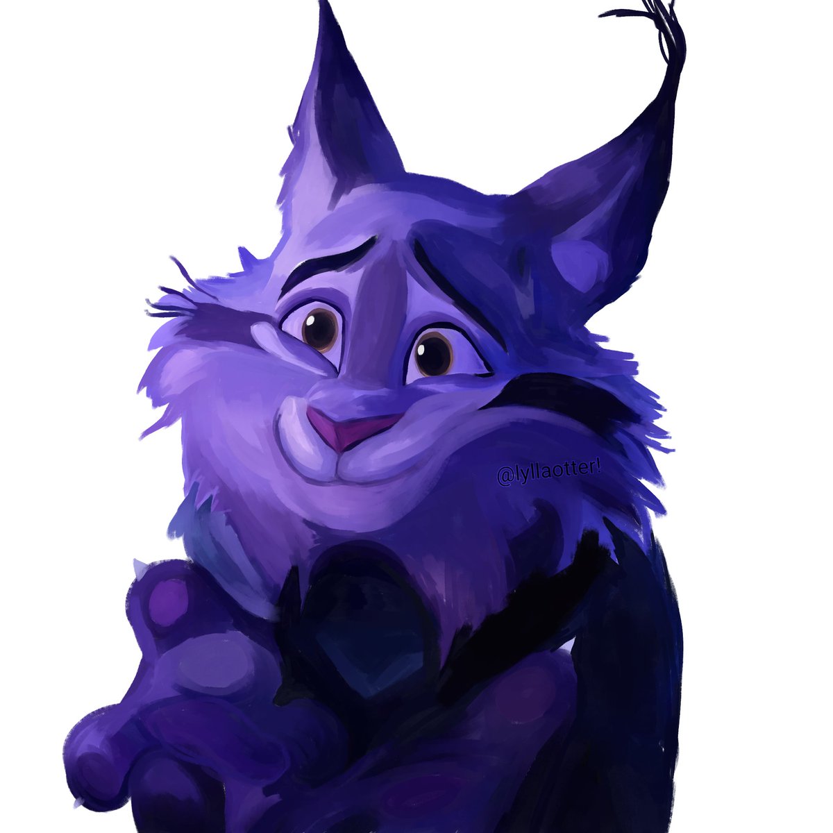 lyllaotter1fan's tweet image. more pawbert art! The paws were so hard to Do💔💔

#PawbertLynxley #fypviraltwitter #artwork #Zootopia2