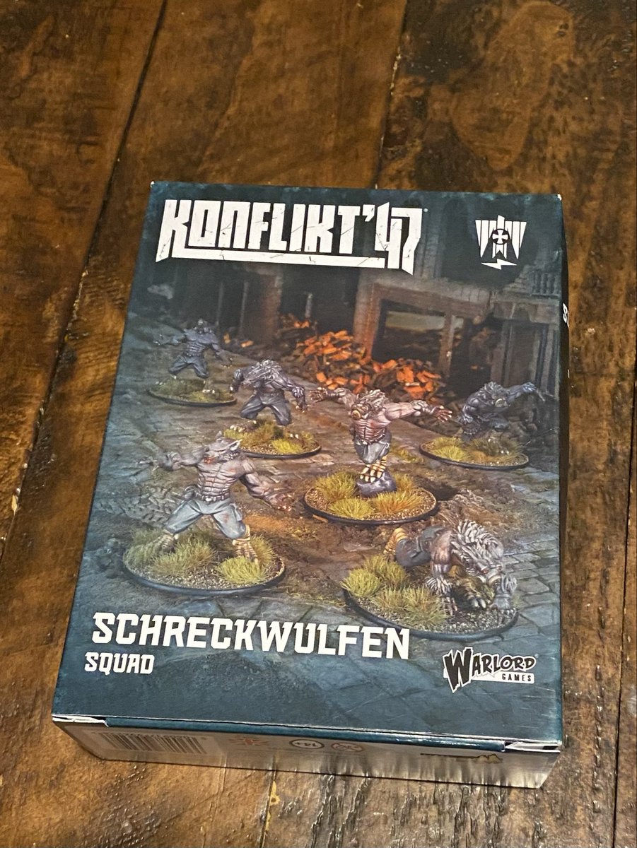 In all the years that I’ve assembled or painted minis, I’ve managed to avoid working with metal but that changes tonight. 40K or K47, I’m a sucker for mutant werewolf units. At this point, I should expect to order the Axis starter set because I like what I’m seeing in this game.