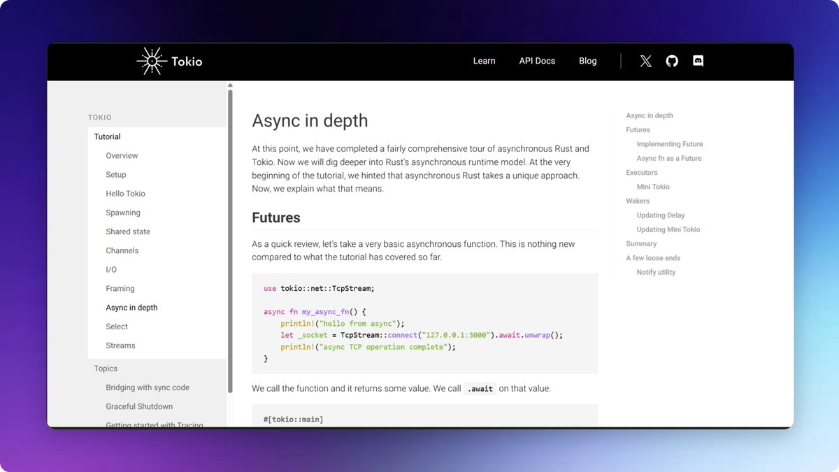 shashankpoola's tweet image. - Checking Tokio in Rust for more in-depth async programming