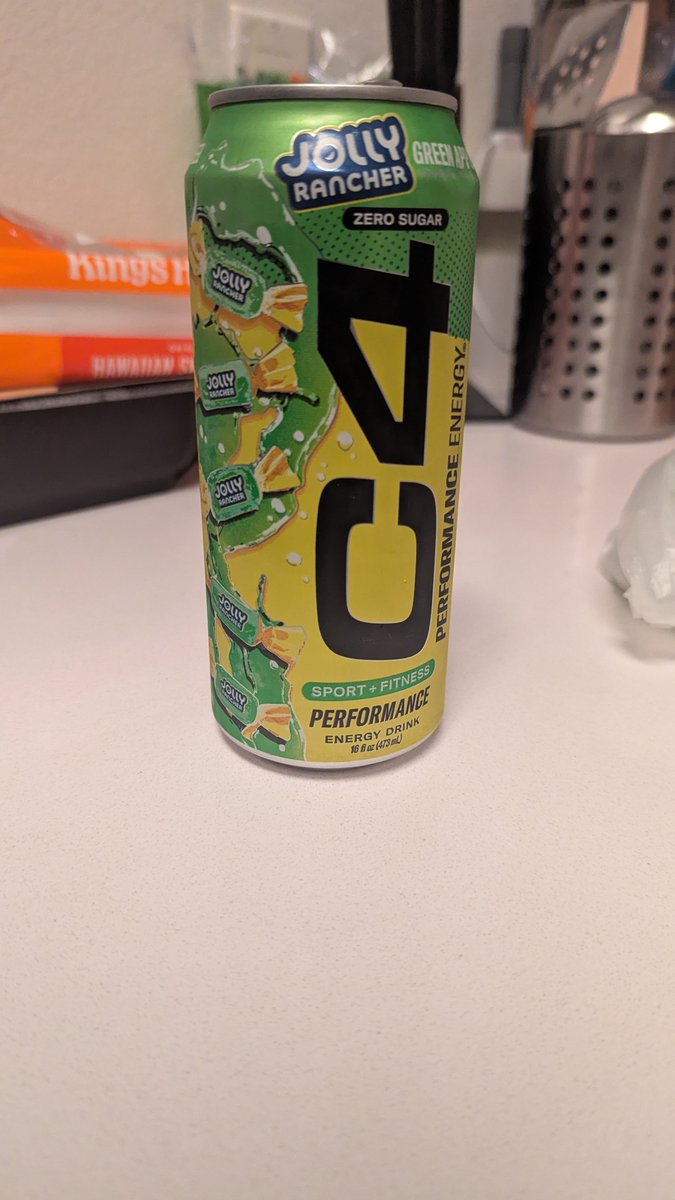 Can confirm the green jolly rancher C4 drink is good. You're welcome for this report.