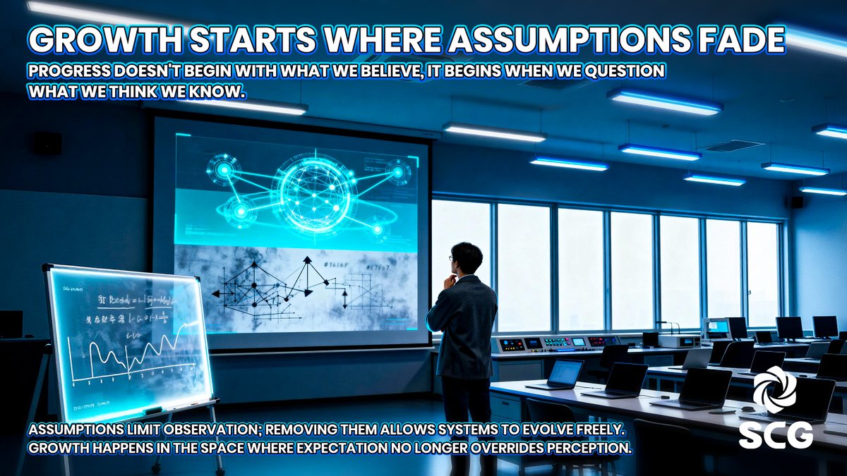SmartCore_Group's tweet image. 📈 Growth starts with letting go of assumptions.
🌐 At SCG, we make space for what’s been hidden.
💱 Change begins when beliefs fade.
✨ Clarity follows reconsideration.

#SmartCoreGroup #GrowthMindset #ChallengeAssumptions