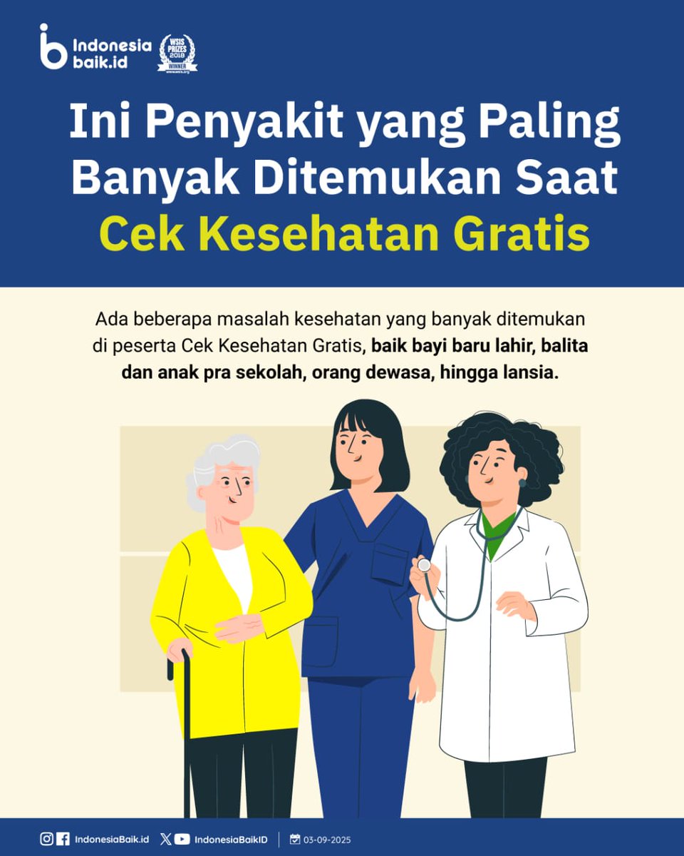 Rinamagicom's tweet image. Dukung program Cek Kesehatan Gratis untuk masyarakat Indonesia

#ProgramPresiden
#cekkesehatangratis
#ProgramKesehatan