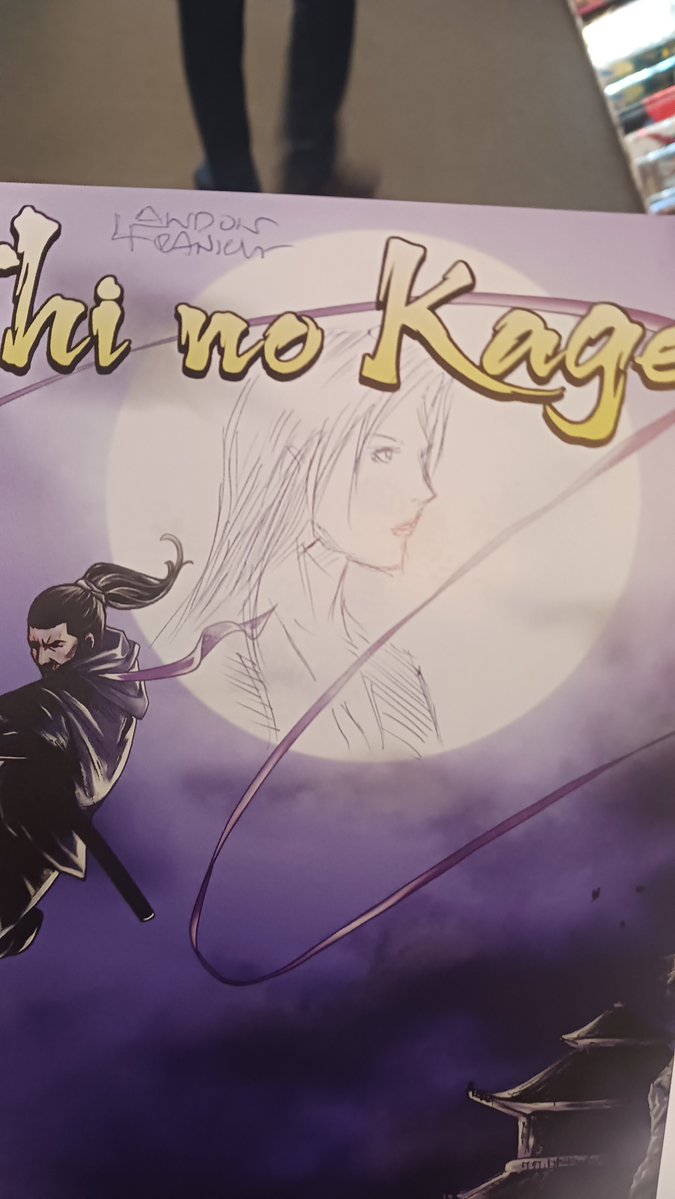 WaywardCrossArt's tweet image. Some remarks on Shi No Kage issue 9 by Landon.  Check it out at your local comic shop.  #makecomics #indiecomics #art