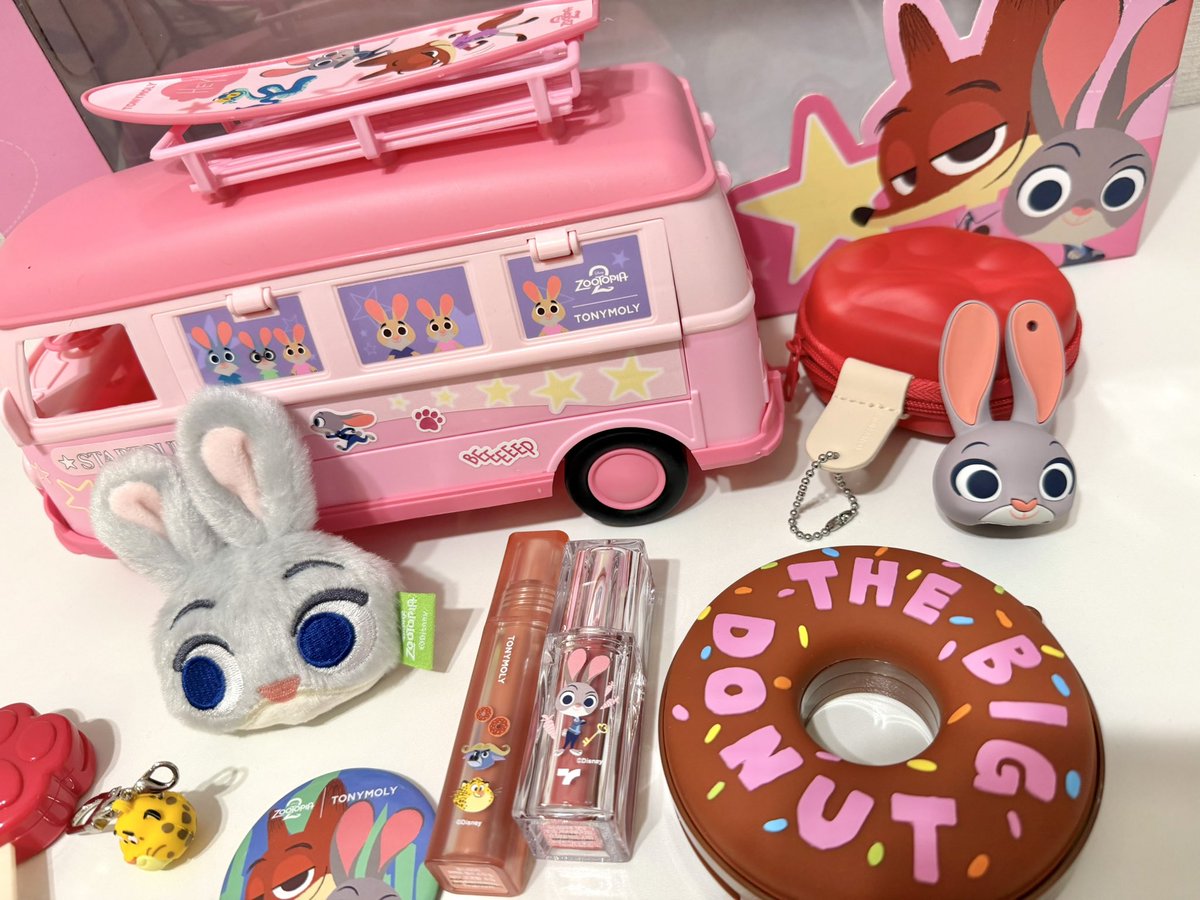 TONYMOLY×ズートピア 可愛すぎると早くも話題に！TONYMOLY×ズートピア
